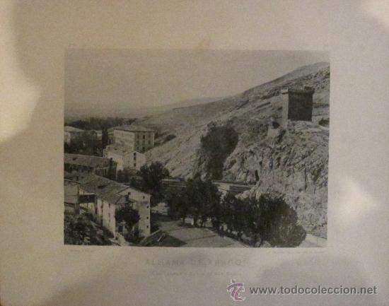 Fotograf&iacute;a antigua: FOTOTIPIA ALHAMA DE ARAG&Oacute;N LAS TERMAS Y BA&Ntilde;OS DE SAN ROQUE HAUSER Y MENET A&Ntilde;O 1892 SIGLO XIX
