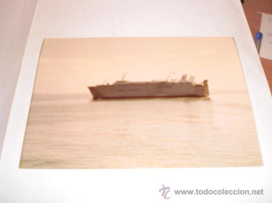 Fotograf&iacute;a antigua: FOTOGRAFIA A&Ntilde;OS 70-80, BARCO VELAZQUEZ (LINEAS SUAREZ), BAHIA DE CADIZ