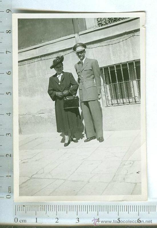 Fotograf&iacute;a antigua: MILITAR : FOTO MILITAR BODA DE OFICIAL DE LA MEHAL&acute;LA JALIFIANA (?)