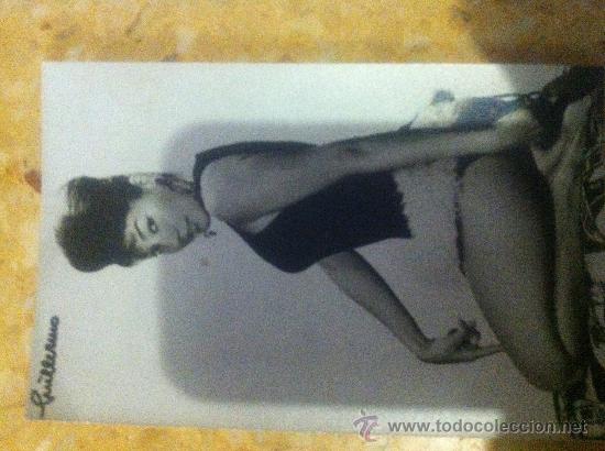 Fotograf&iacute;a antigua: Fotografia erotica antigua a&ntilde;os 50 , 60. Mujer oriental tomada en Espa&ntilde;a