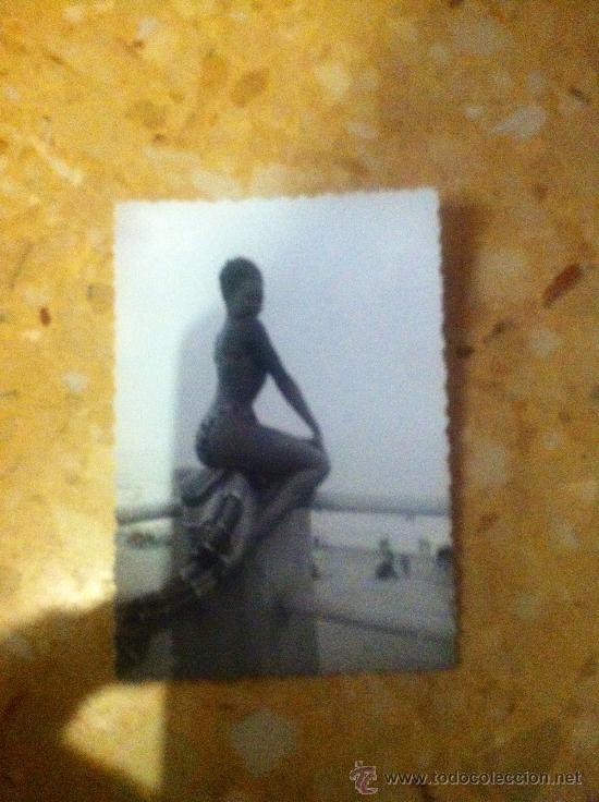 Fotograf&iacute;a antigua: Fotografia antigua mujer de color, erotica, a&ntilde;os 50, 60