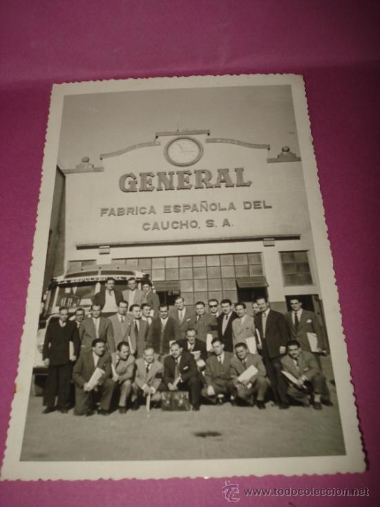 Fotografia antiga: Antigua Fotografia de Personal Directivos Representantes de NEUM&Aacute;TICOS GENERAL A&ntilde;o 1950-60s