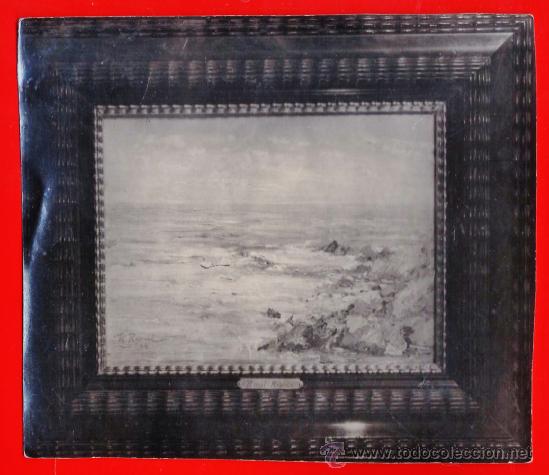Fotograf&iacute;a antigua: fotografia ++ &iquest; la reconoce ? ++ cuadro / pintura de raul rance - sin + datos - a&ntilde;os 40 / 50 -
