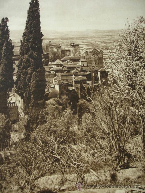Fotograf&iacute;a antigua: GRANADA.LA ALHAMBRA.DEL LIBRO DAS UNBEKANNTE SPANIEN.BERLIN 1922.15X21