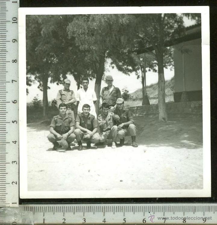 Fotograf&iacute;a antigua: fotografia militar. FOTO DE LA MILI EN EL CAMPAMENTO