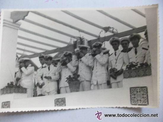 Fotograf&iacute;a antigua: MILITAR : SOLDADOS DE LA ARMADA .MARINOS O GUARDIAMARINA . TETUAN, 1948 . FOTO : GARCIA .11 x 17 cm-