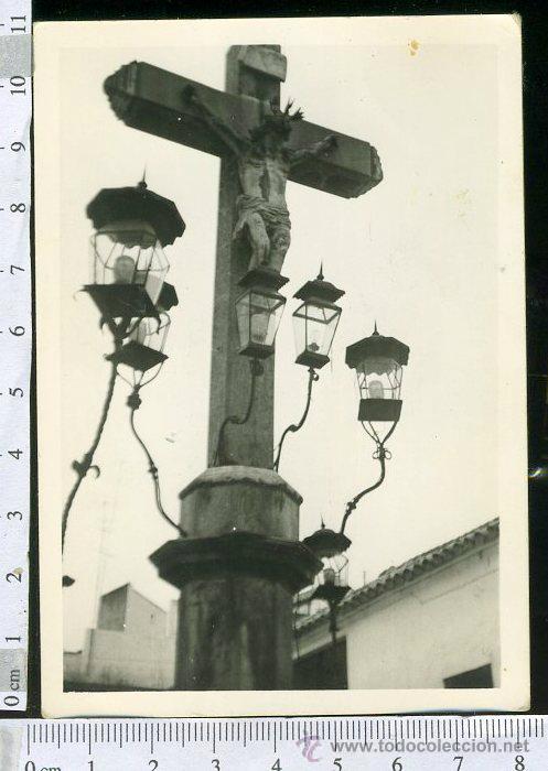 Alte Fotografie: FOTOGRAFIA  DEL CRISTO DE LOS FAROLES, CORDOBA