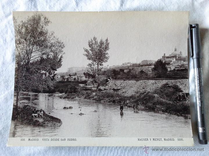 Fotograf&iacute;a antigua: Fotograf&iacute;a del Manzanares. Hauser y Mennet. Principios siglo XX.