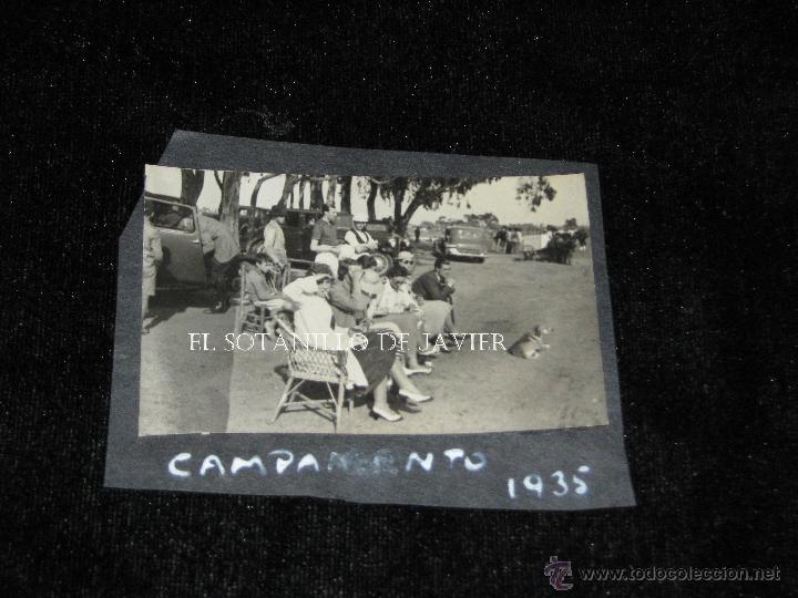 Photographie ancienne: FOTOGRAFIA GRUPO AMIGOS - CAMPAMENTO 1935