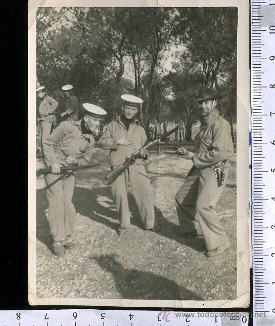 Fotograf&iacute;a antigua: FOTOGRAFIA MILITAR. MARINEROS DE INSTRUCCION Y DE CACHONDEO