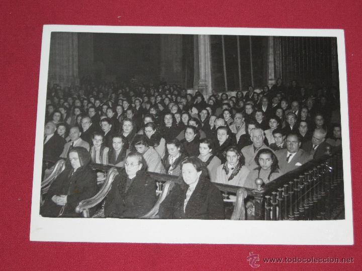 Fotografia antiga: FOTOGRAFIA CULTOS - MISA CATEDRAL DE SEVILLA - ACTOS CARDENAL SEGURA - FOTO CUBILES 27 MARZ 1954