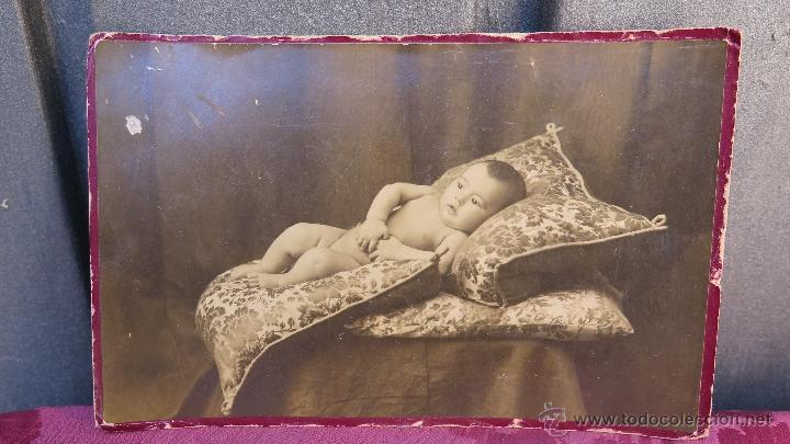 Photographie ancienne: ANTIGUA FOTOGRAFIA DE NI&Ntilde;O DESNUDO