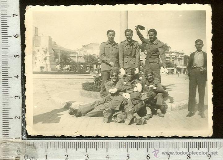 Photographie ancienne: FOTOGRAFIA MILITAR. SOLDADOS DE CACHONDEO