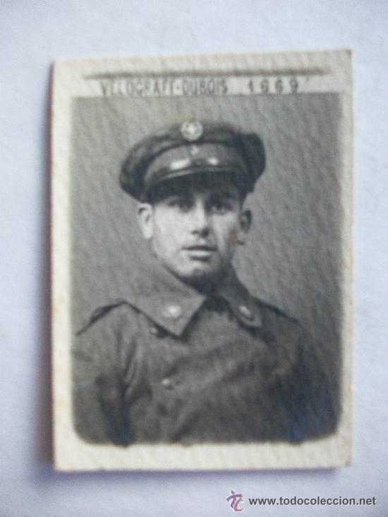 Antique Photography: PEQUE&Ntilde;A FOTO DE MILITAR SANIDAD . FOTO: DUBOIS .A&Ntilde;OS 30........... 4 x 6 cm