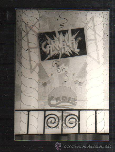 Fotograf&iacute;a antigua: FOTOGRAFIA DE CARTEL CANDIDATO A CARTEL CARNAVAL DE CADIZ 1981. FOTO JUMAN. 13 X 18CM.