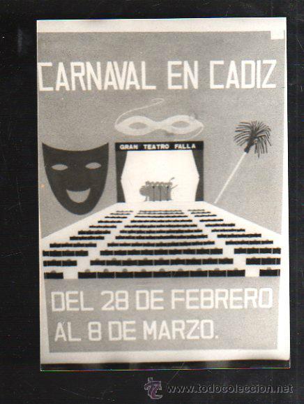 Fotograf&iacute;a antigua: FOTOGRAFIA DE CARTEL CANDIDATO A CARTEL CARNAVAL DE CADIZ 1981. FOTO JUMAN. 13 X 18CM.