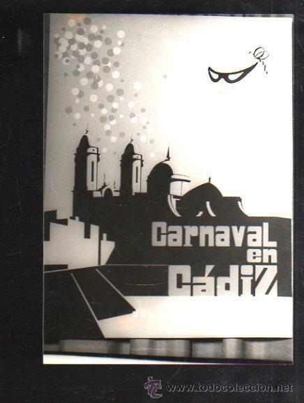Fotograf&iacute;a antigua: FOTOGRAFIA DE CARTEL CANDIDATO A CARTEL CARNAVAL DE CADIZ 1981. FOTO JUMAN. 13 X 18CM.