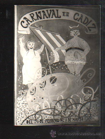 Fotograf&iacute;a antigua: FOTOGRAFIA DE CARTEL CANDIDATO A CARTEL CARNAVAL DE CADIZ 1981. FOTO JUMAN. 13 X 18CM.