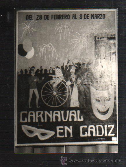 Fotograf&iacute;a antigua: FOTOGRAFIA DE CARTEL CANDIDATO A CARTEL CARNAVAL DE CADIZ 1981. FOTO JUMAN. 13 X 18CM.