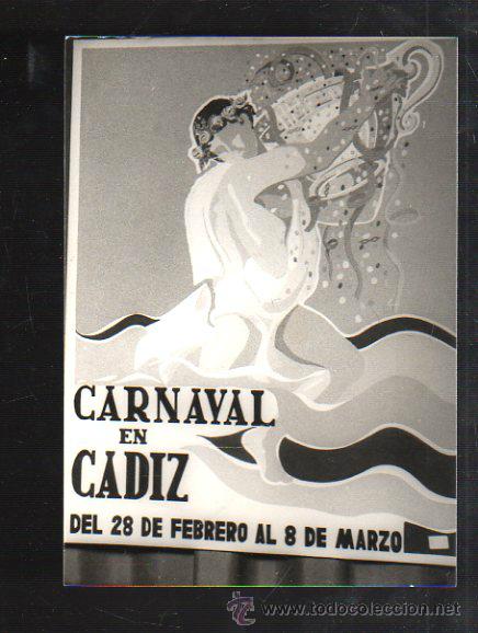 Fotograf&iacute;a antigua: FOTOGRAFIA DE CARTEL CANDIDATO A CARTEL CARNAVAL DE CADIZ 1981. FOTO JUMAN. 13 X 18CM.