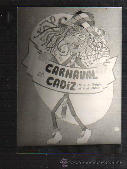 Fotograf&iacute;a antigua: FOTOGRAFIA DE CARTEL CANDIDATO A CARTEL CARNAVAL DE CADIZ 1981. FOTO JUMAN. 13 X 18CM.
