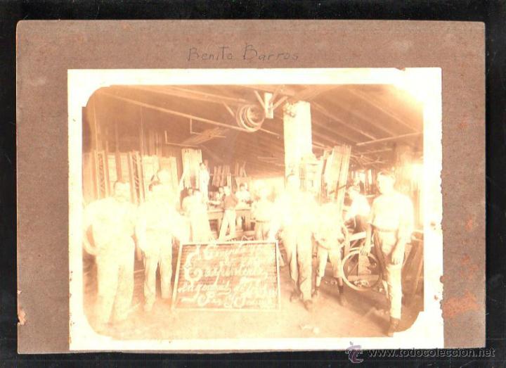 Fotografia antiga: ANTIGUA FOTOGRAFIA DEL TALLER DE BENITO BARROS FREIJEIRO. HABANA, CUBA. 22 X 16CM.