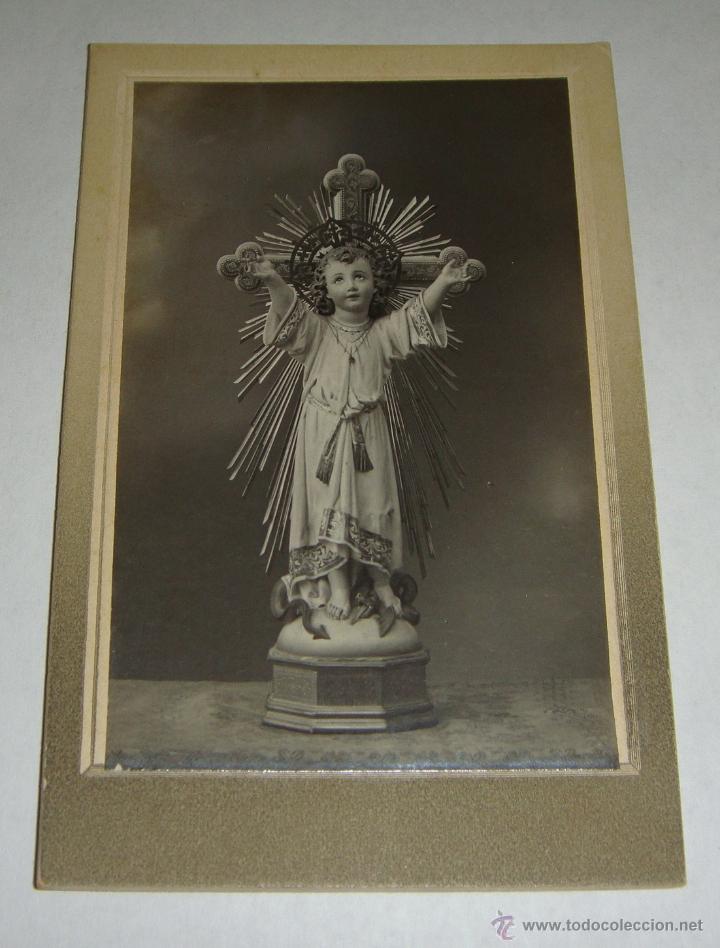 Fotograf&iacute;a antigua: Antigua Fotografia Religiosa. Ni&ntilde;o Jesus.