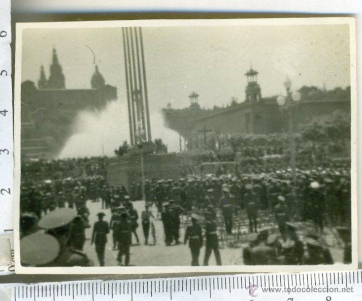 Fotografia antiga: FOTOGRAFIA  CONCENTRACION MILITAR