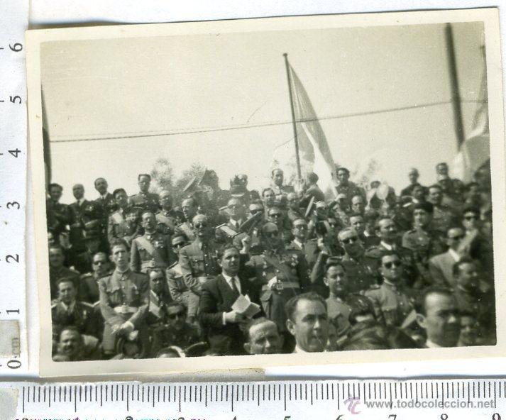 Fotografia antiga: FOTOGRAFIA MILITAR. CONCENTRACION DE OFICIALES DEL EJERCITO, VER FOTO ADJUNTA