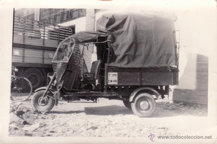 Fotografia antica: ANTIGUA FOTOGRAFIA DE 12X18 CMS DE UN ISOCARRO