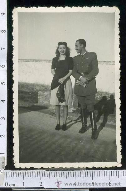 Alte Fotografie: FOTOGRAFIA TENIENTE DE ARTILLERIA VETERANO DE GUERRA CIVIL, PASADOR DE DIARIO. MILITAR