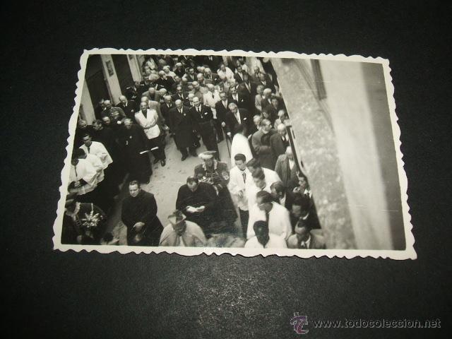 Alte Fotografie: SANTO DOMINGO DE LA CALZADA LA RIOJA FOTOGRAFIA PROCESION A&Ntilde;OS 40