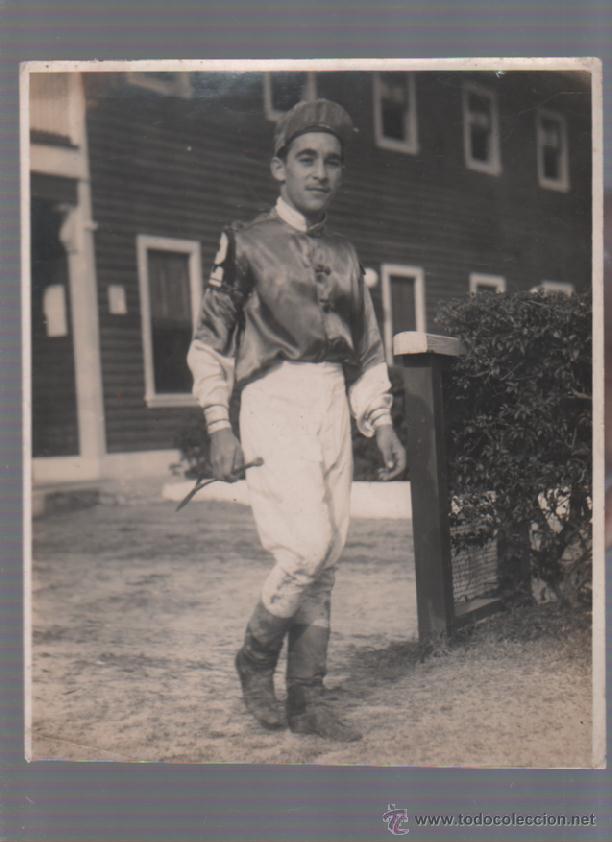 Fotografia antiga: ANTIGUA FOTOGRAFIA DE CARRERA DE CABALLOS. EEUU. 20 X 25 CM.