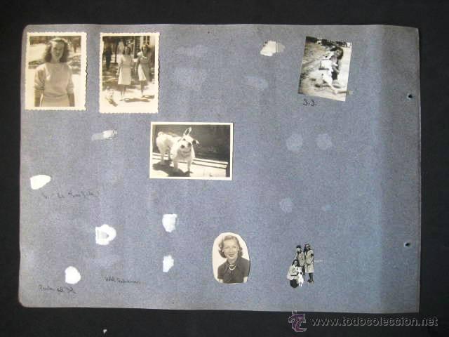 Fotografia antiga: FOTOS A&Ntilde;OS 40. PEGADAS SOBRE HOJA DE ALBUM..ENVIO INCLUIDO