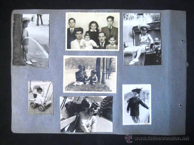 Fotografia antiga: FOTOS A&Ntilde;OS 40. PEGADAS SOBRE HOJA DE ALBUM..ENVIO INCLUIDO