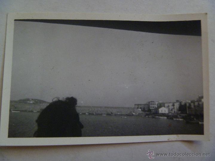 Alte Fotografie: FOTO DE UN RIO ( EL GUADIANA SUPONGO ) , CABEZA HUMANA Y AL FONDO PORTUGAL. DE CASA PEREZ, BADAJOZ
