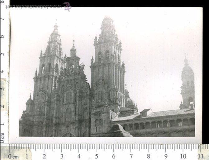 Fotograf&iacute;a antigua: FOTOGRAF&Iacute;A DE LA CATEDRAL DE SANTIAGO.