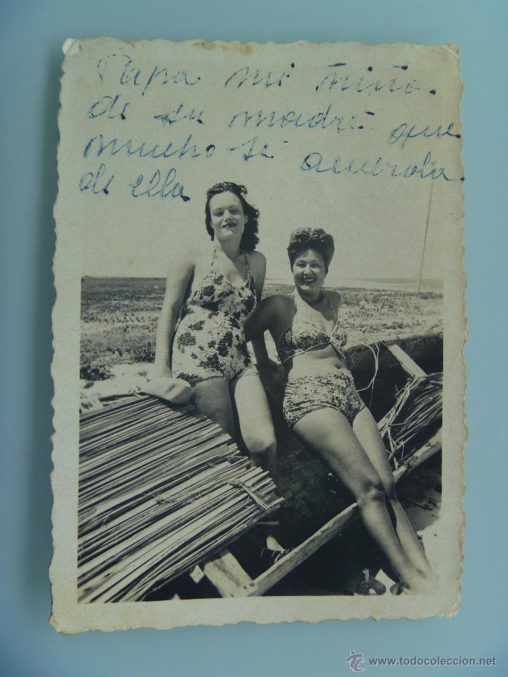 Foto De Senoritas En La Playa En Banador Y Bik Buy Old Photomechanic Photographs At Todocoleccion