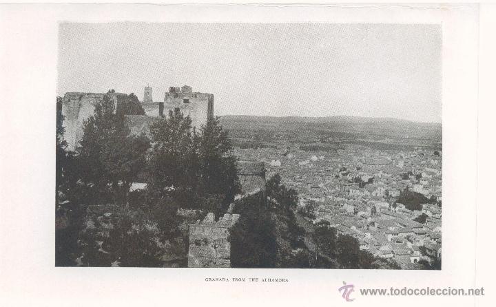 Fotografía antigua: GRANADA VISTA DESDE LA ALHAMBRA - 1880. - Foto 1 - 54064323