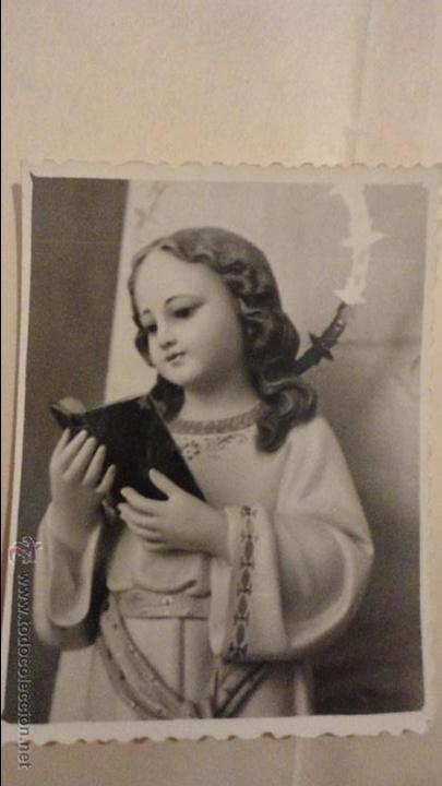 Fotograf&iacute;a antigua: ANTIGUA FOTOGRAFIA DE IMAGEN DE NI&Ntilde;O JESUS A&Ntilde;OS 40,50