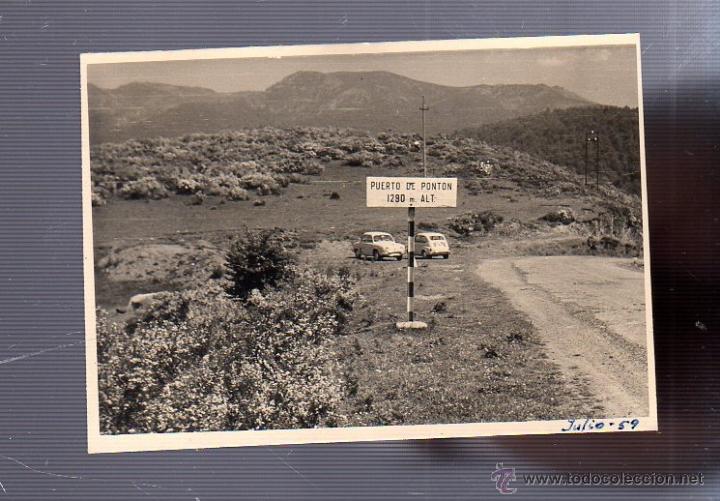 Fotografia antica: ANTIGUA FOTO. PUERTO DE PONTON. 1290 METROS. 11 X 8CM