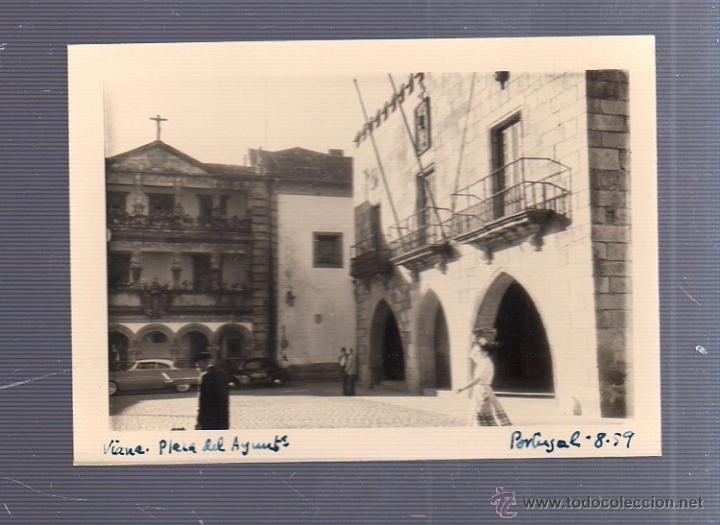 Fotograf&iacute;a antigua: ANTIGUA FOTOGRAFIA. VIANA. PORTUGAL. PLAZA DEL AYUNTAMIENTO. 11 X 8CM.