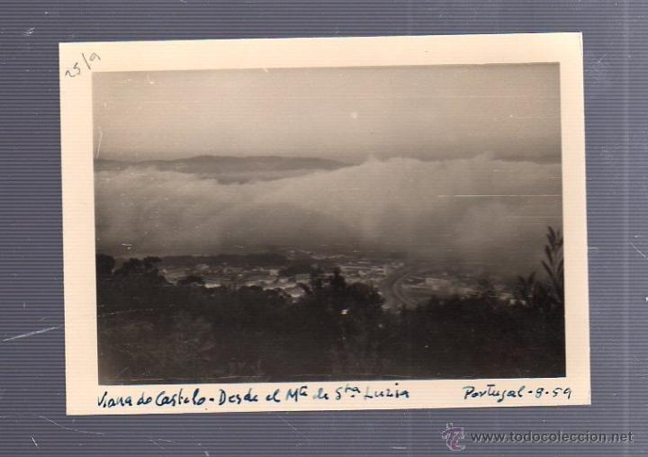 Fotografia antica: ANTIGUA FOTOGRAFIA. VIANA DO CASTELO DESDE SANTA LUZIA. 11 X 8CM.