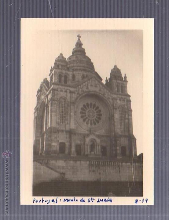 Fotografia antica: ANTIGUA FOTOGRAFIA. MONASTERIO DE SANTA LUZIA. PORTUGAL. 11 X 8CM.