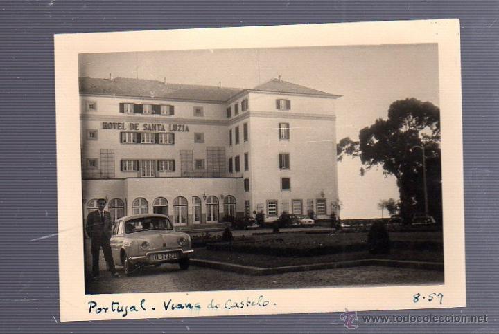 Fotograf&iacute;a antigua: ANTIGUA FOTOGRAFIA. PORTUGAL. VIANA DO CASTELO. HOTEL DE SANTA LUZIA. 11 X 8CM.