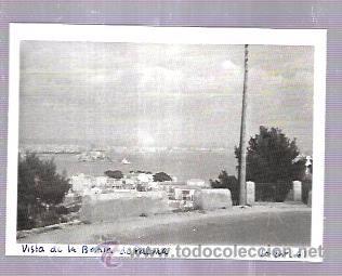 Fotografia antica: FOTOGRAFIA ANTIGUA. VISTA DE LA BAH&Iacute;A DE PALMA. 7,4 X 10 CM
