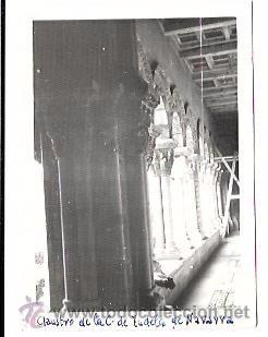 Fotografia antica: FOTOGRAFIA ANTIGUA. CLAUSTRO DE LA CATEDRAL DE TUDELA. NAVARRA. 10 X 7,4 CM