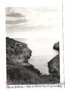 Fotografia antica: FOTOGRAFIA ANTIGUA. ISLA DE MALLORCA. CALA DE LAS CUEVAS DEL DRACH. 10 X 7,4 CM