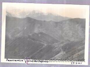 Fotografia antica: FOTOGRAFIA ANTIGUA. PANORAMICA Y TUNEL DE PAJARES. 7,4 X 10 CM.