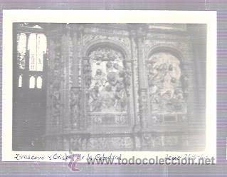 Fotografia antica: FOTOGRAFIA ANTIGUA. TRASCORO Y CRISTAL DE LA CATEDRAL.JEREZ. 7,4 X 10 CM.